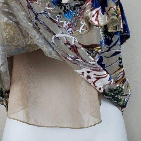 Willow & Clay Burnout Velvet Floral Tank XS - Picture 6 of 8